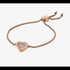 MICHAEL KORS Heart Slider Bracelet - like new #1567